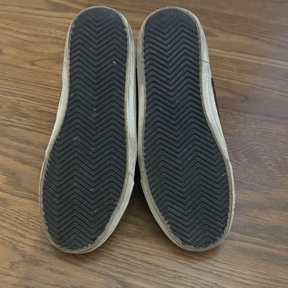 Golden Goose Black High-Top Sneakers with Silver Accents 36 - Picture 7 of 12